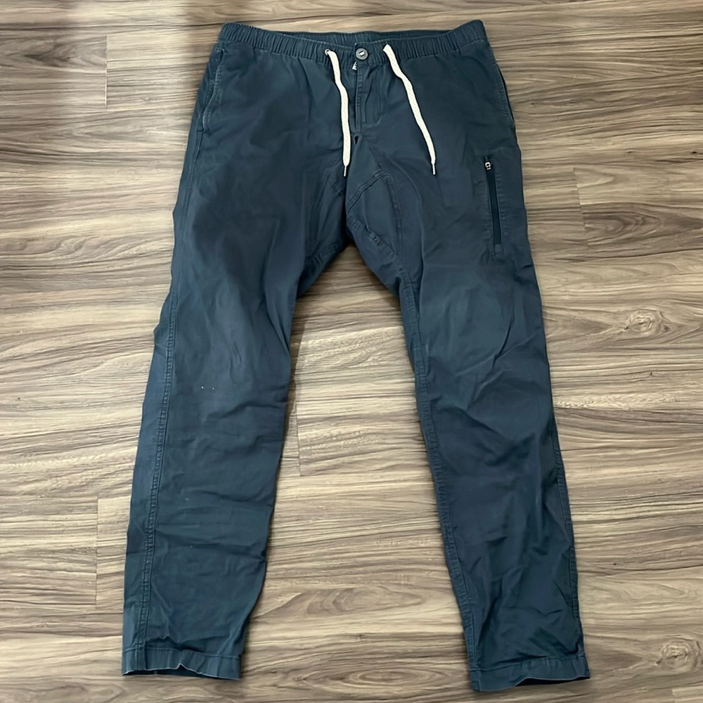 SALE Mens Vuori Blue Ripstock Athleisure Pants